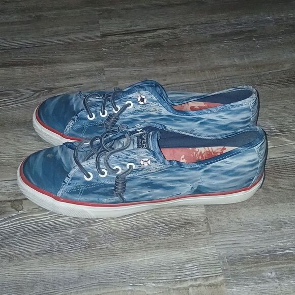 Sperry Limited Edition Jaws Seacoast Water Boat Shoes Sz 9 Ladies - Picture 3 of 9
